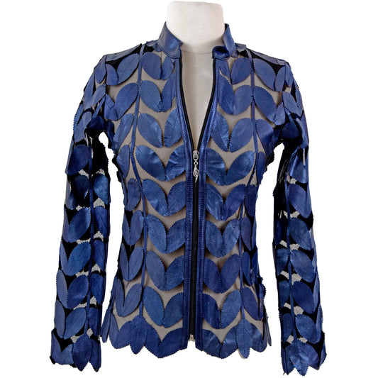 Premium Turkish lambskin leaf-cut detail — Belgin Francis atelier