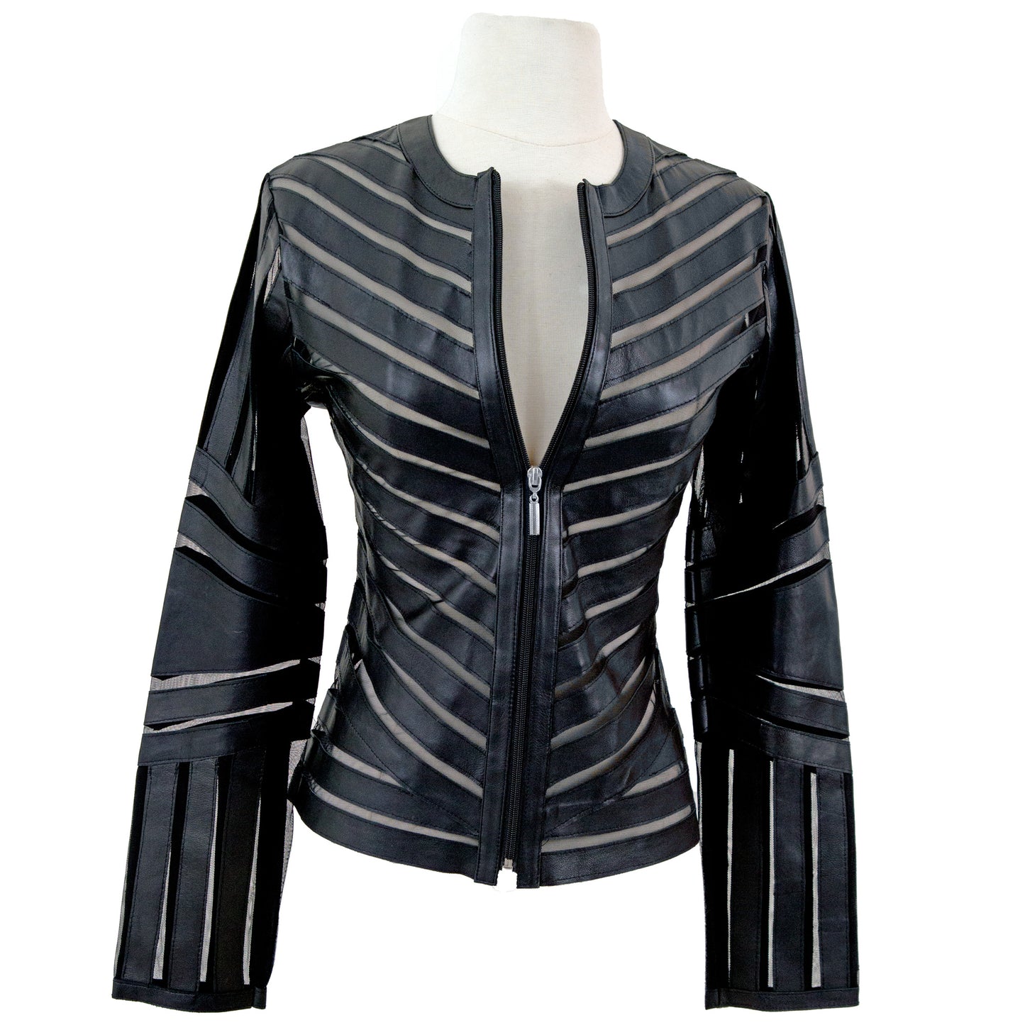 Madonna Leather Jacket front view — BelginFrancis New York