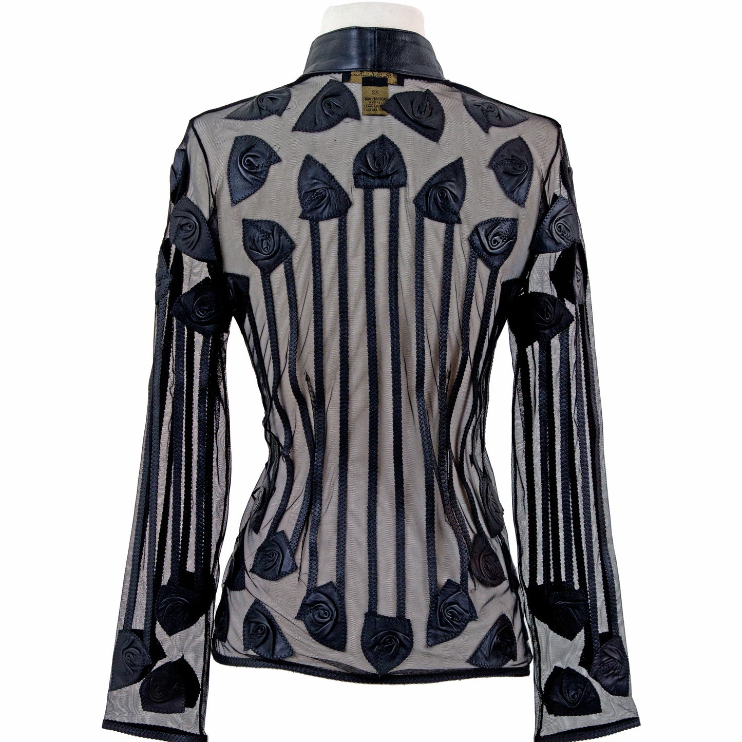 Rose Laser-Cut Jacket side view