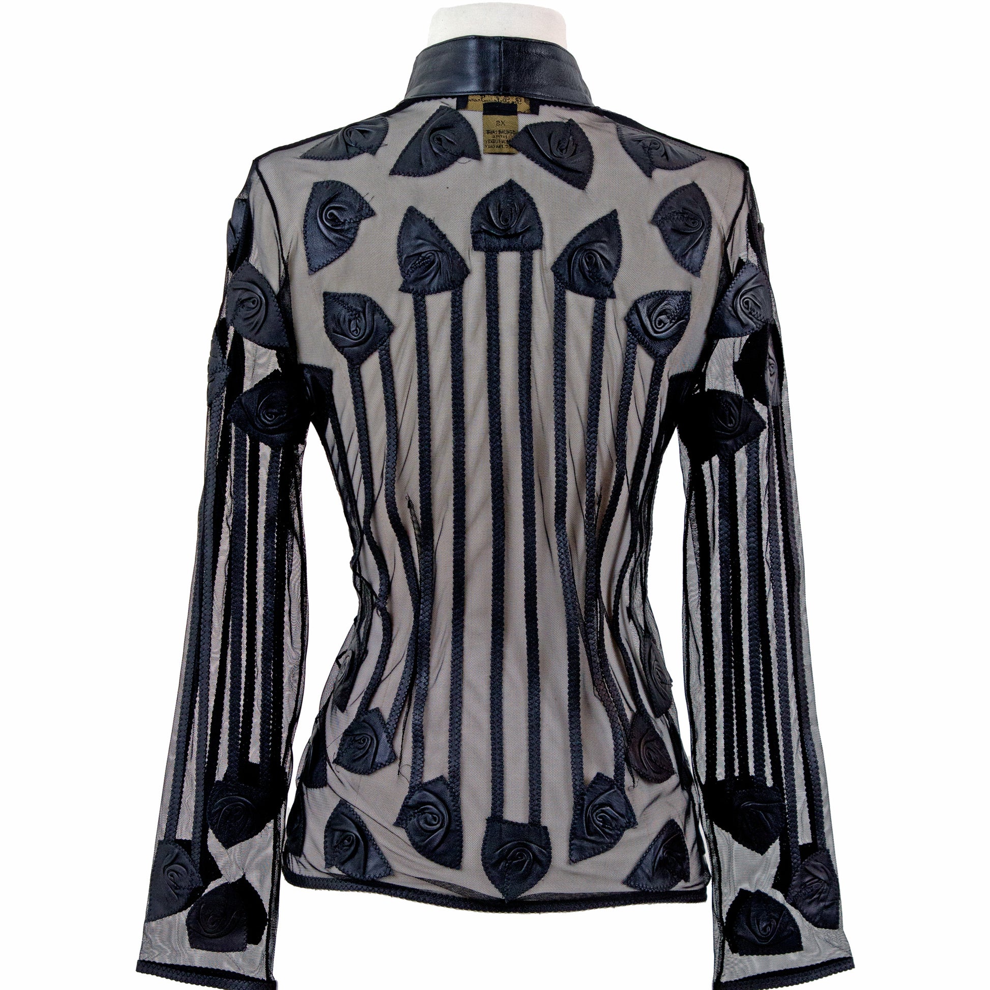 Rose Laser-Cut Jacket side view