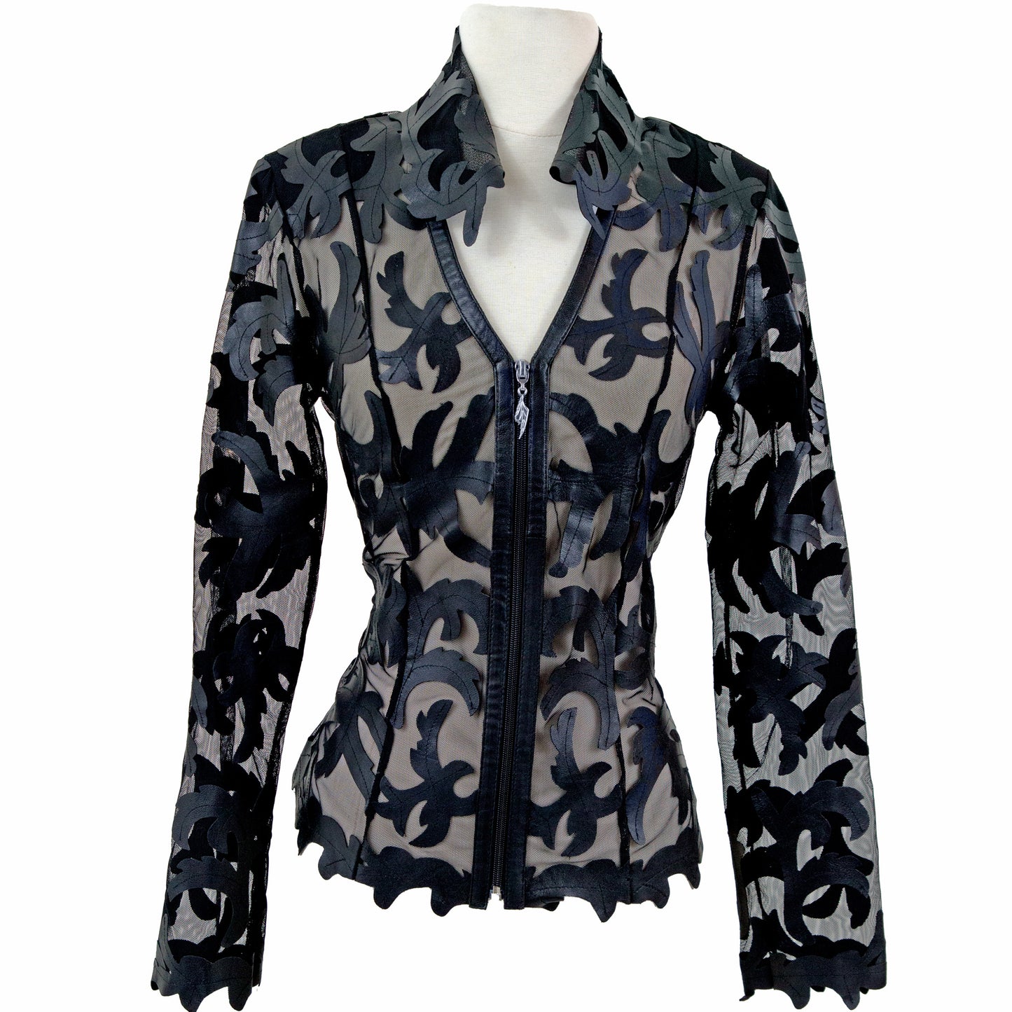 Ottoman Embroidered Jacket front view — BelginFrancis New York
