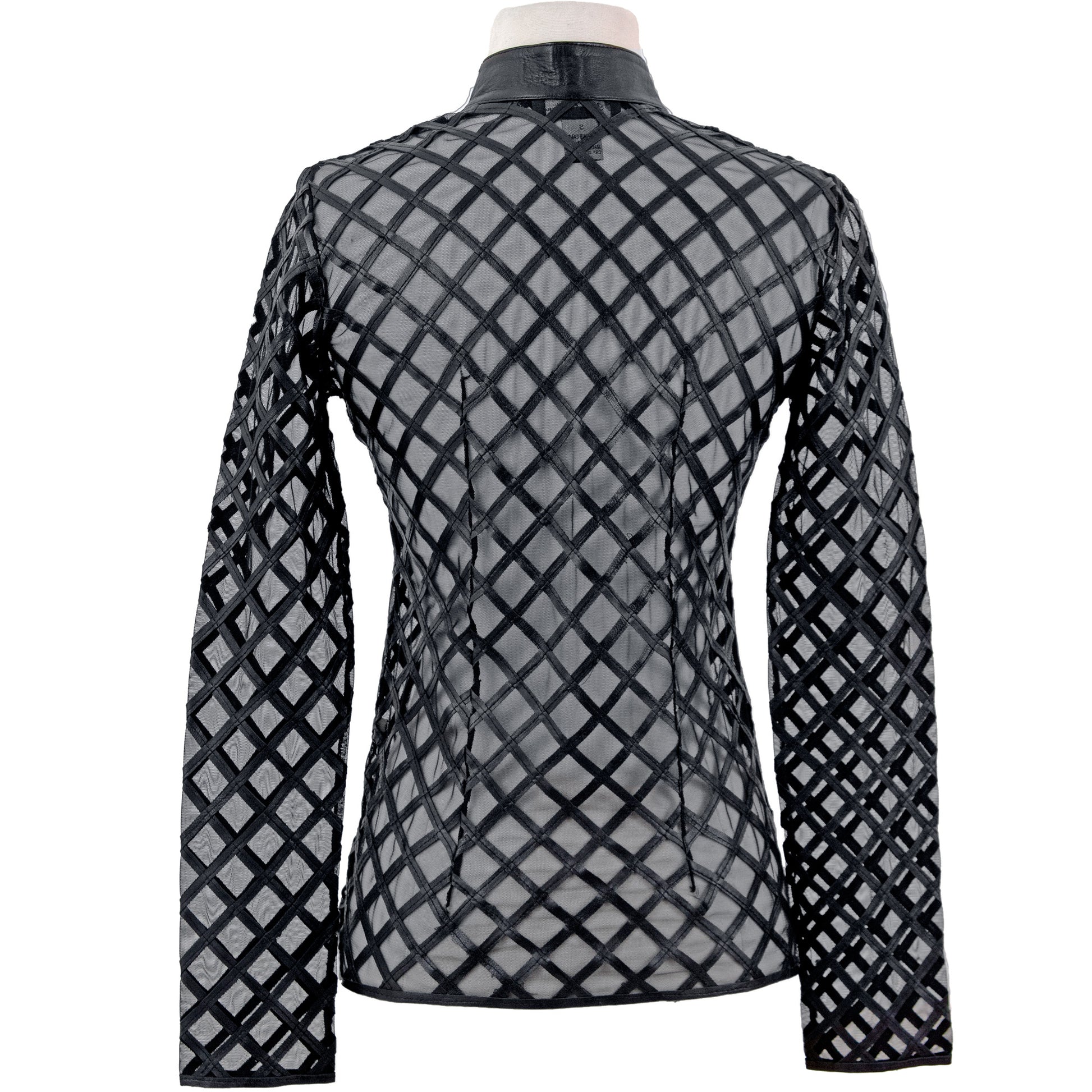 Crisscross Diamond Jacket side view