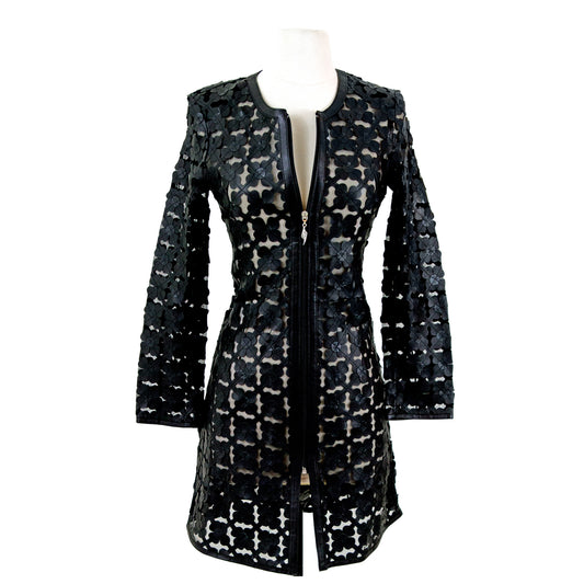 Long Shamrock Dress and Jacket front view — BelginFrancis New York
